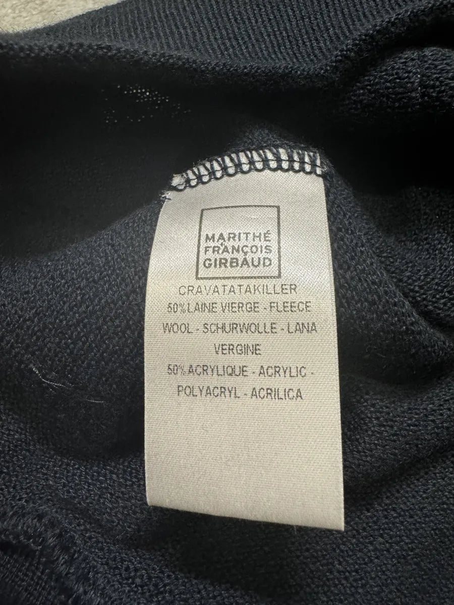 2000s Marithé + François Girbaud Dark Wool Olive Arms Knit Sweater (L) ObpysPe 7