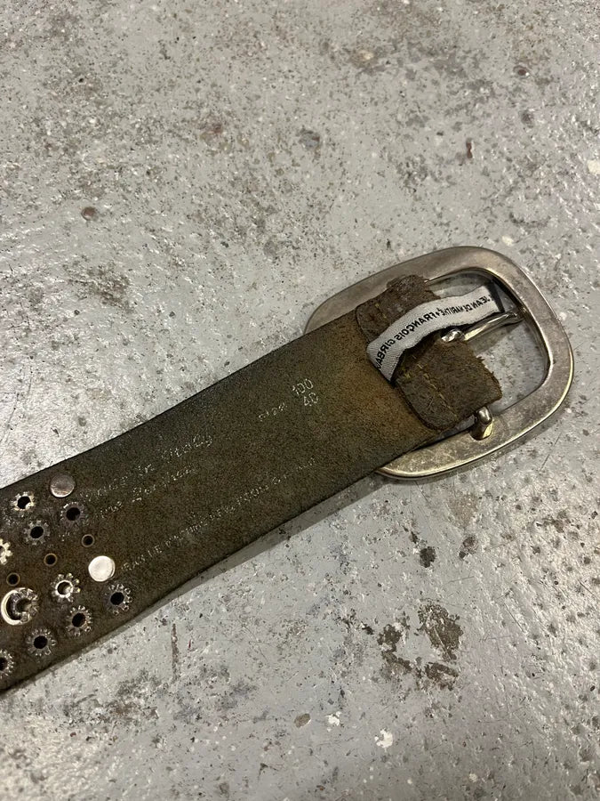 2000s Marithé + François Girbaud Embellished Leather Belt HgQhsMM 9