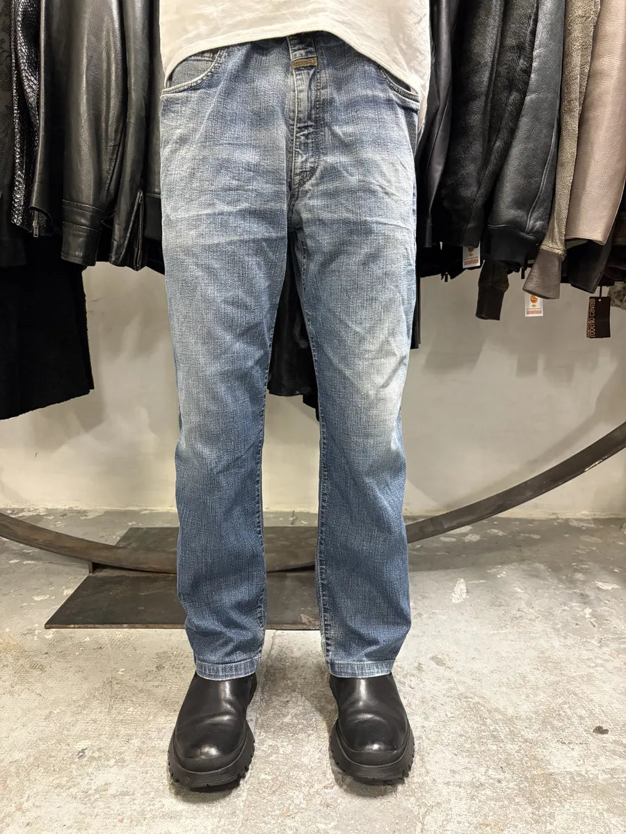 2000s Marithé + François Girbaud Eroded Large Denim Jeans (L) yEyhNwA 2