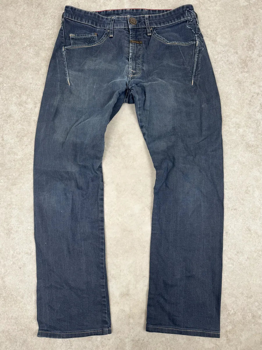 2000s Marithé + François Girbaud Faded Blue Slim Pants zuaHPAk 0