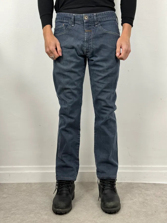 2000s Marithé + François Girbaud Faded Blue Slim Pants zuaHPAk 1