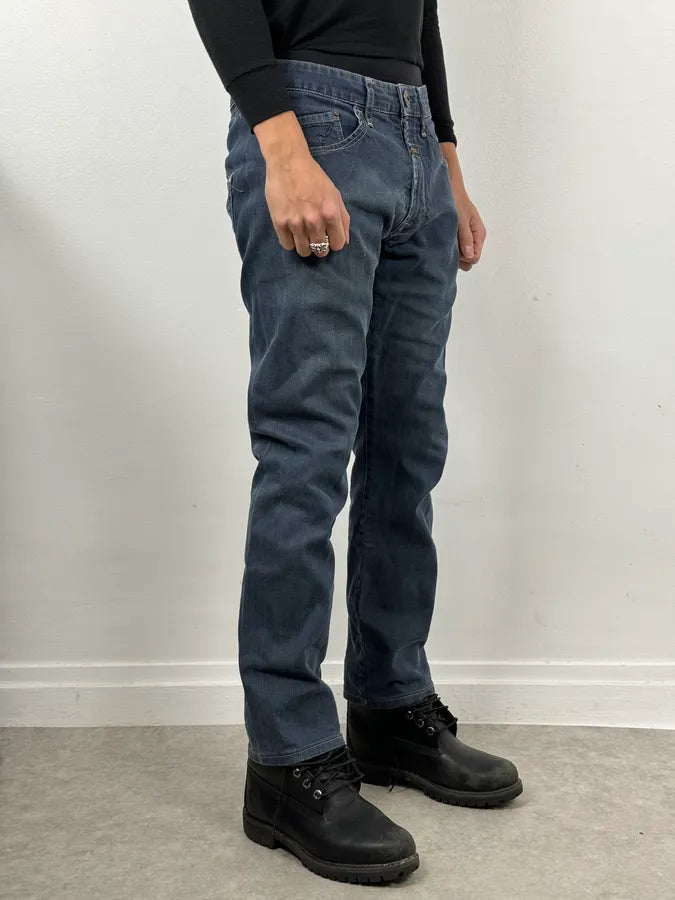 2000s Marithé + François Girbaud Faded Blue Slim Pants zuaHPAk 2