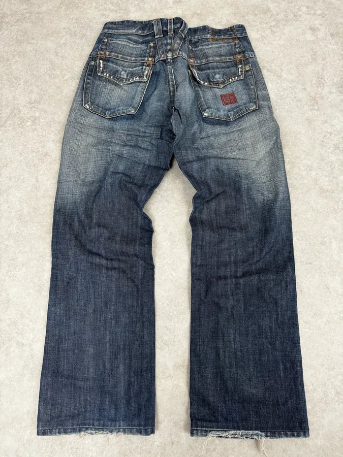 2000s Marithé + François Girbaud Faded Blue Relaxed Denim Jeans gEoAvvO 4