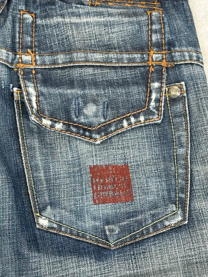 2000s Marithé + François Girbaud Faded Blue Relaxed Denim Jeans gEoAvvO 7