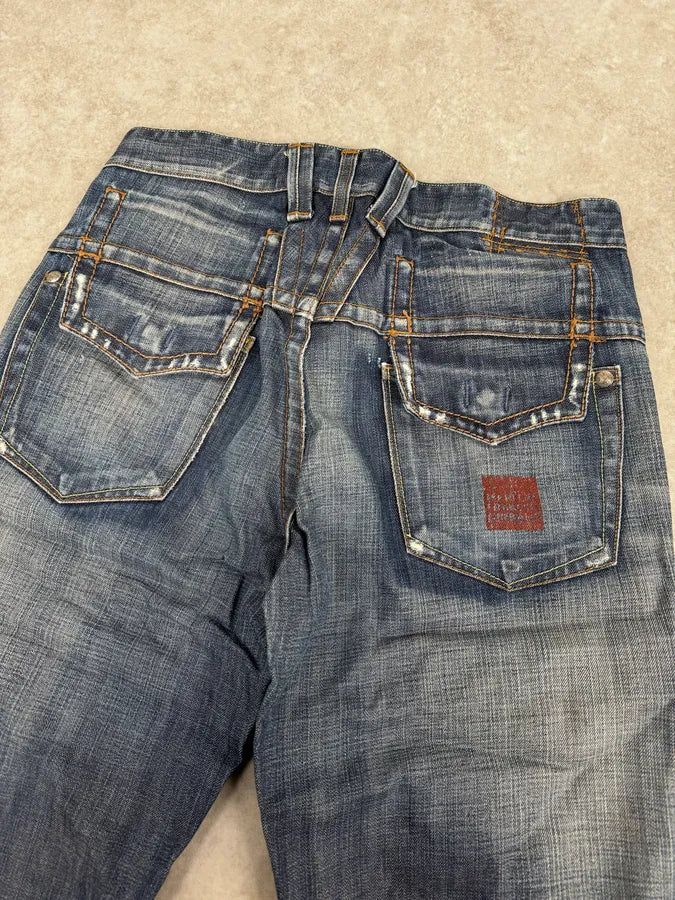 2000s Marithé + François Girbaud Faded Blue Relaxed Denim Jeans gEoAvvO 6