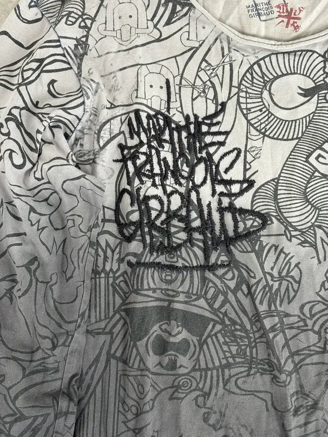 2000s Marithé + François Girbaud Faded Grey Tagged Longsleeves FKuMEWT 7