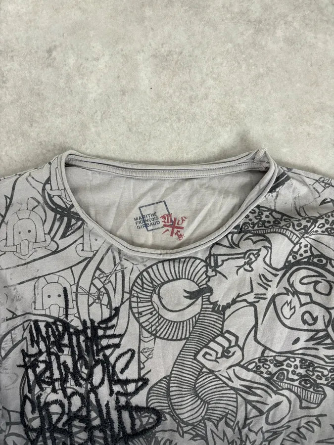 2000s Marithé + François Girbaud Faded Grey Tagged Longsleeves FKuMEWT 6