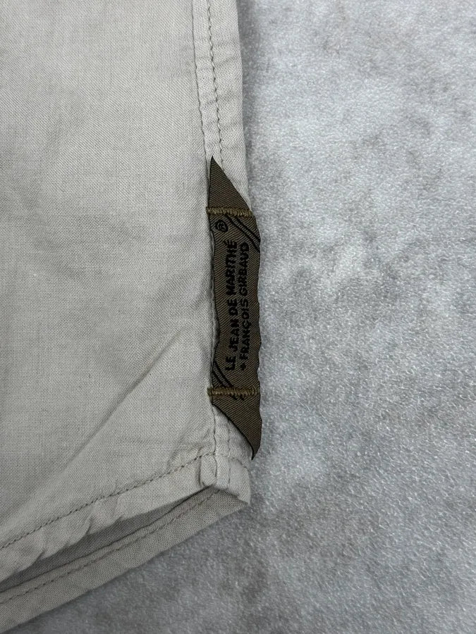 2000s Marithé + François Girbaud Beige Floral Royal Shirt BFZwmUH 11