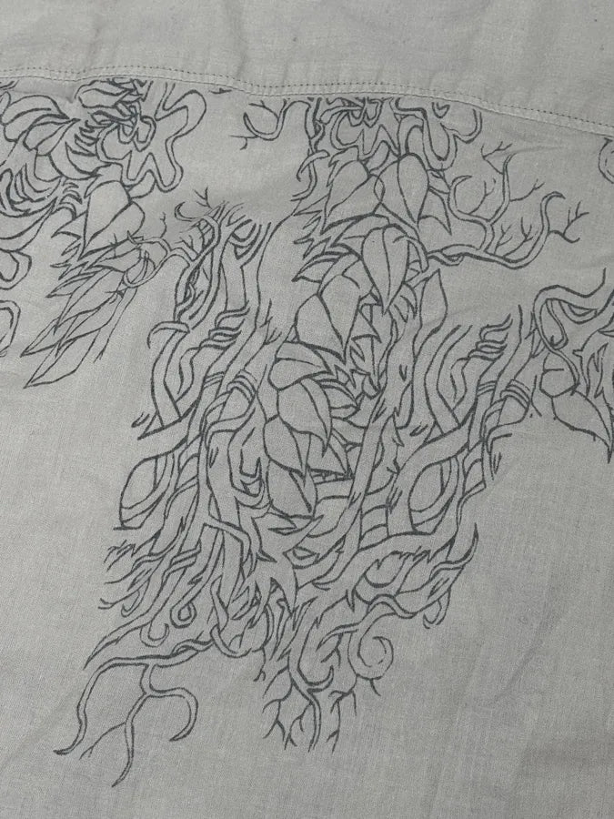 2000s Marithé + François Girbaud Beige Floral Royal Shirt BFZwmUH 8