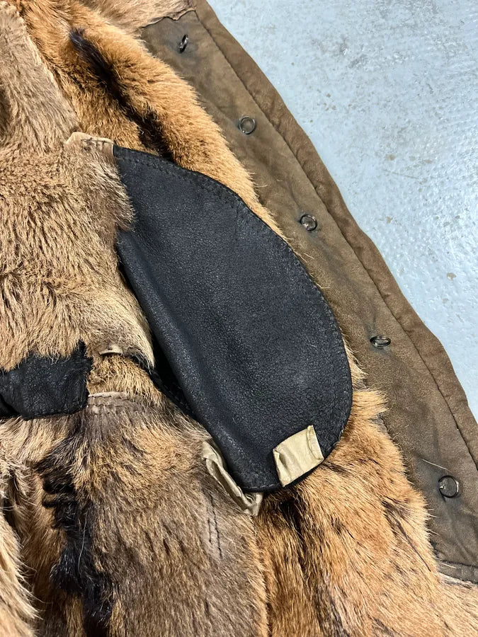 2000s Marithé + François Girbaud Fur Brown Leather Jacket PeZpBwn 4