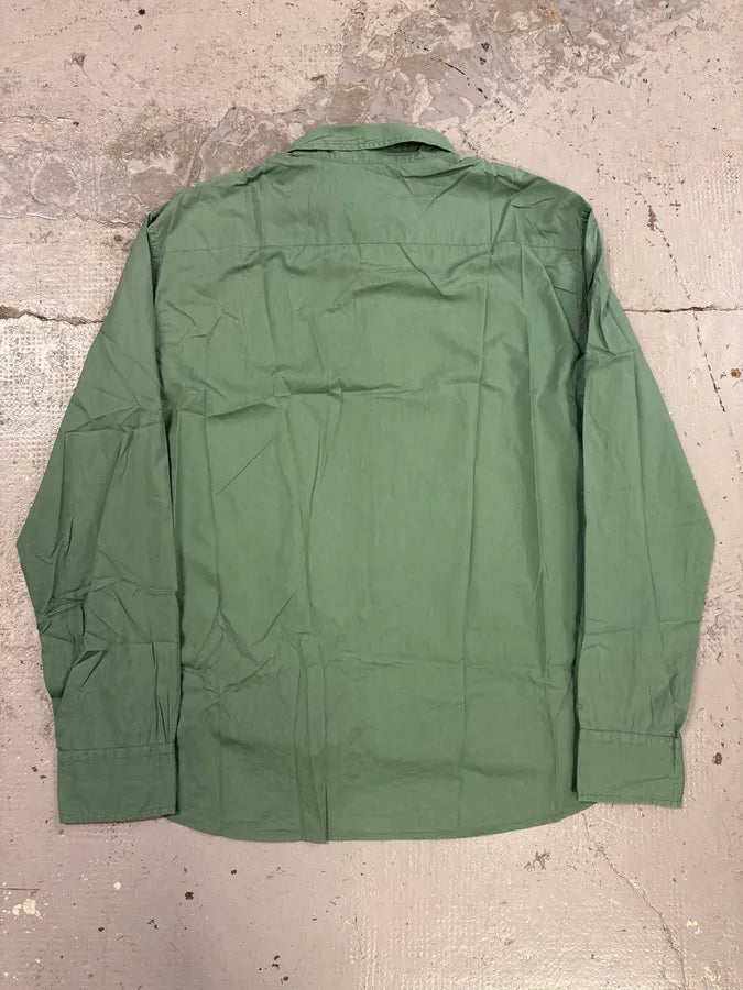 2000s Marithé + François Girbaud Green Embroidered Shirt wtgrrwL 5