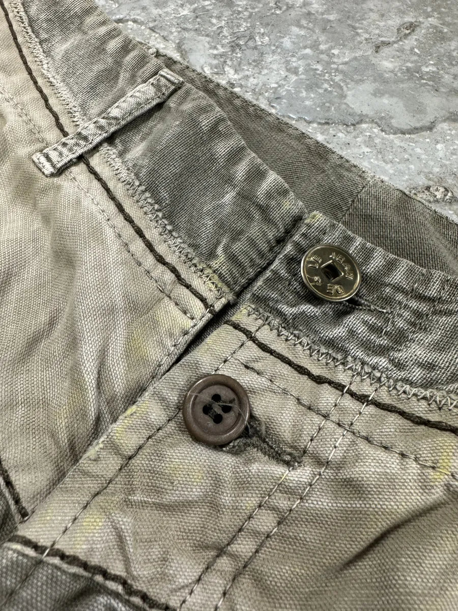 2000s Marithé + François Girbaud Green Faded Brut Pants (S) 6