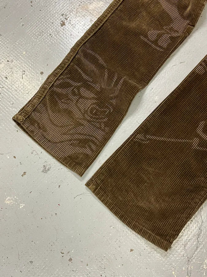 2000s Marithé + François Girbaud Green Velvet Tagged Printed Pants COekfUv 8