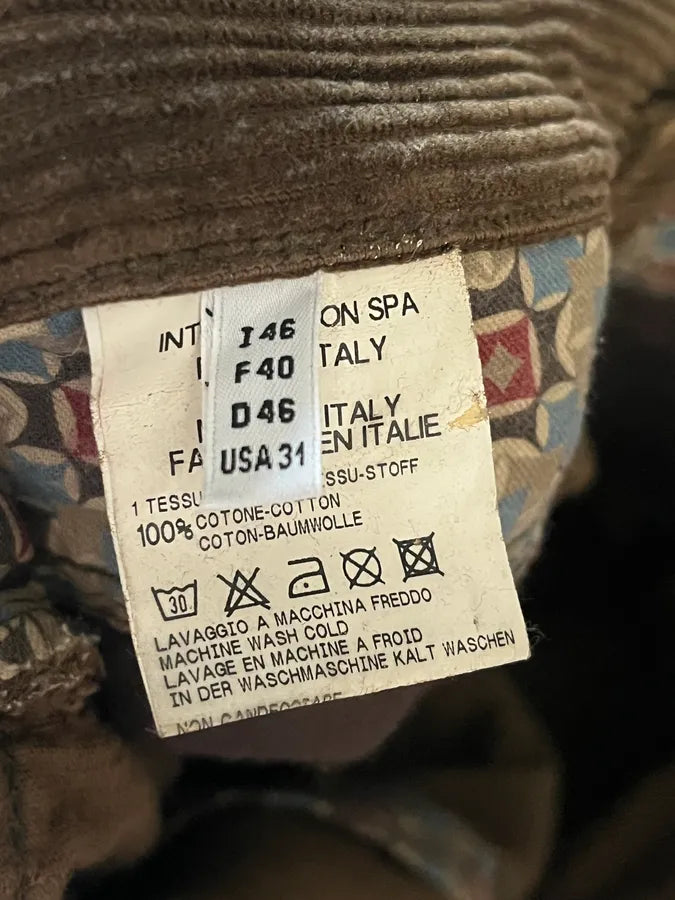 2000s Marithé + François Girbaud Green Velvet Tagged Printed Pants COekfUv 11