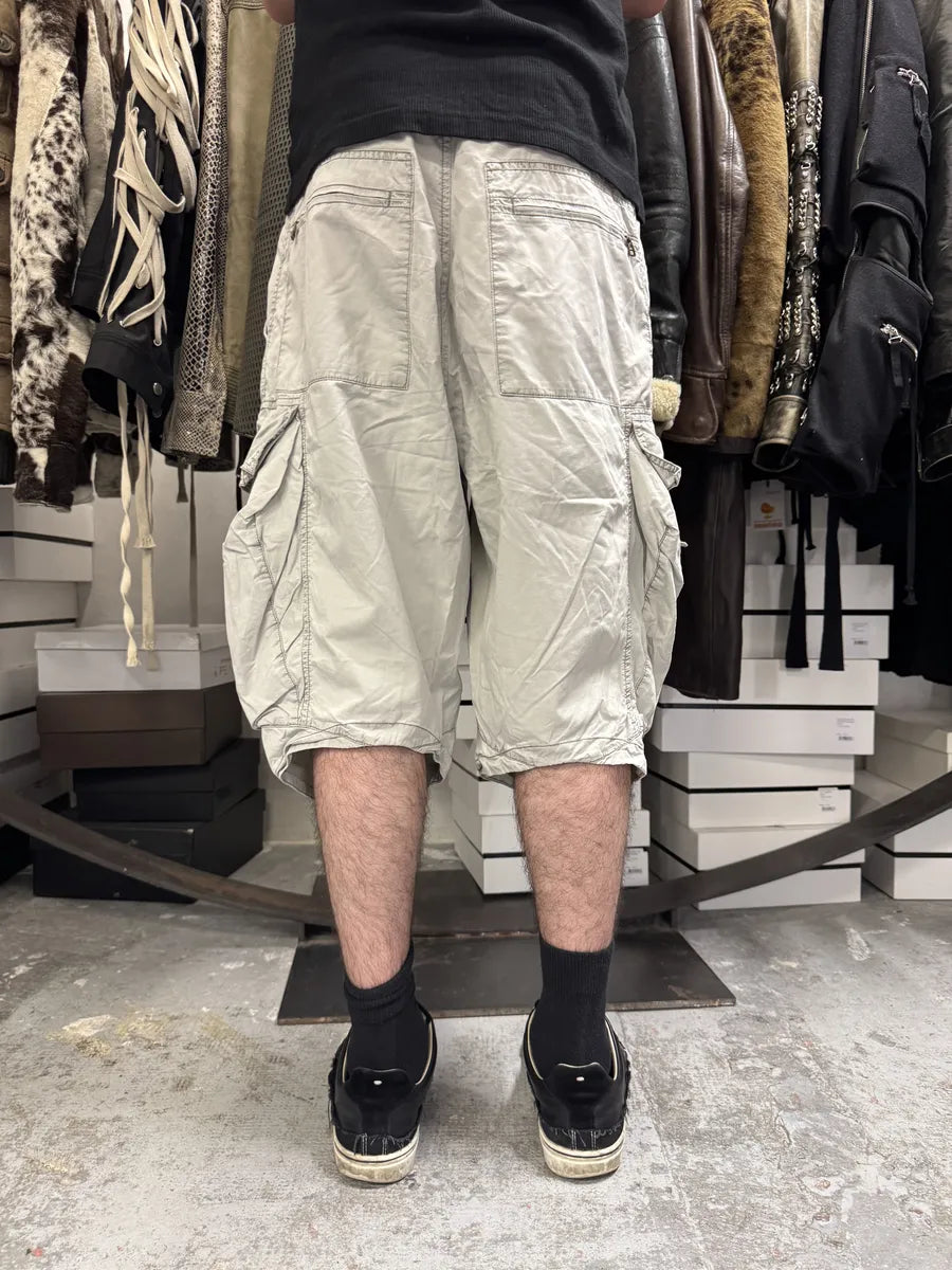 2000s Marithé + François Girbaud Grey Avant Garde Cargo Shorts EOOHwrU 1
