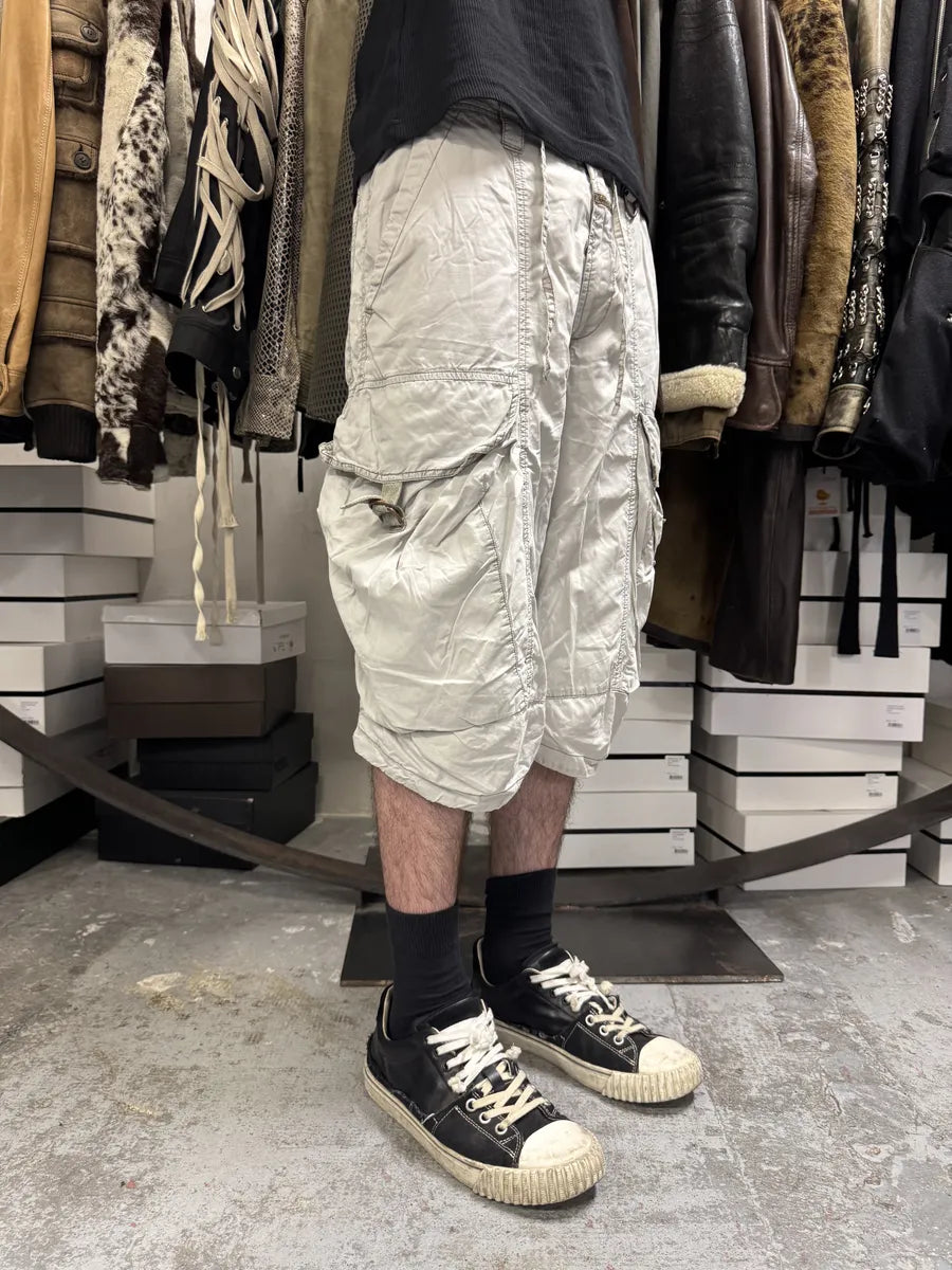 2000s Marithé + François Girbaud Grey Avant Garde Cargo Shorts EOOHwrU 2