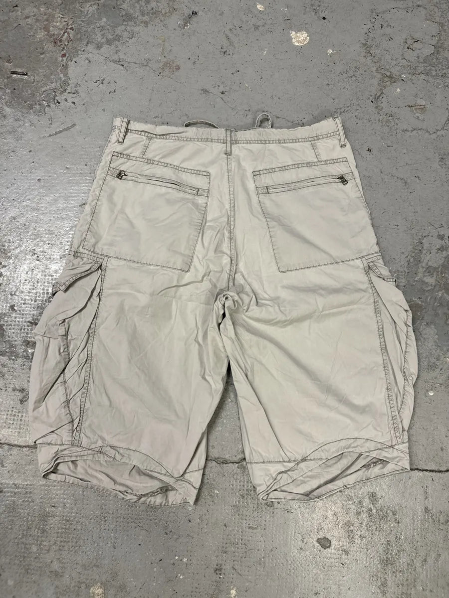 2000s Marithé + François Girbaud Grey Avant Garde Cargo Shorts EOOHwrU 4