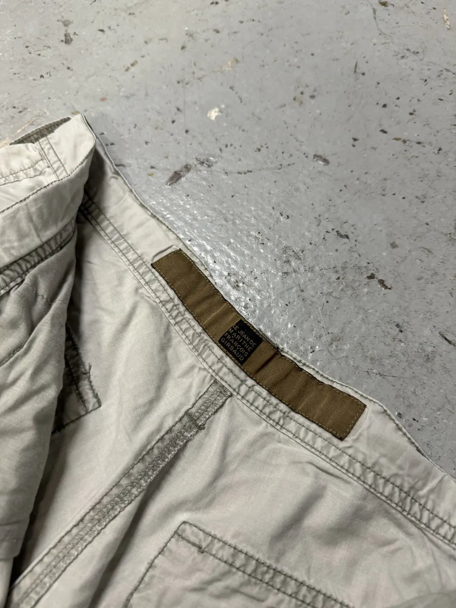 2000s Marithé + François Girbaud Grey Avant Garde Cargo Shorts EOOHwrU 7