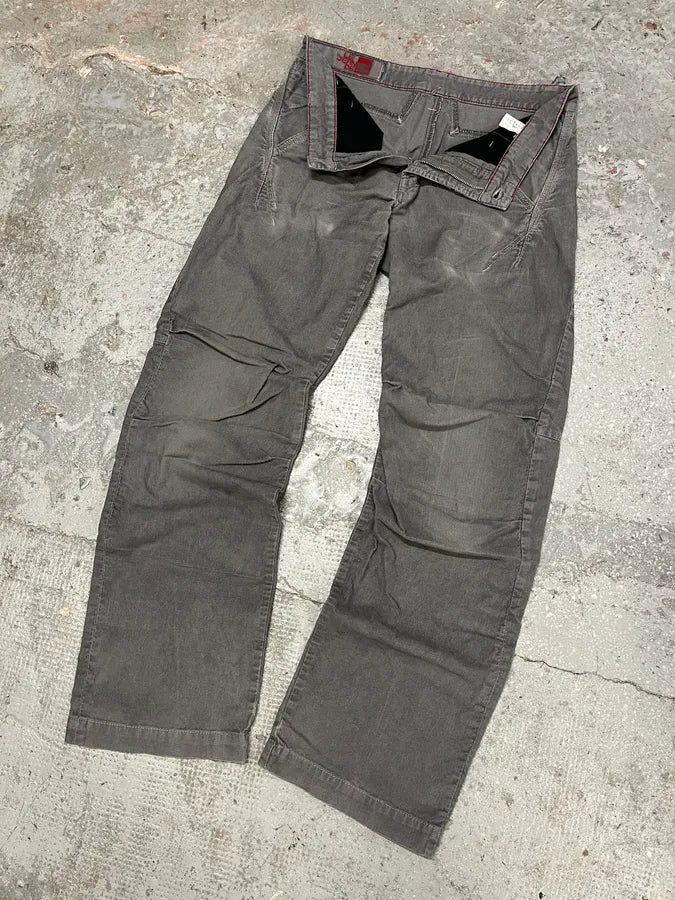 2000s Marithé + François Girbaud Grey Avant-Garde Pants (M) jAhVfso 4