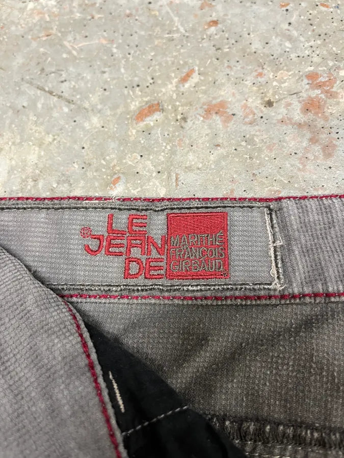 2000s Marithé + François Girbaud Grey Avant-Garde Pants (M) jAhVfso 8