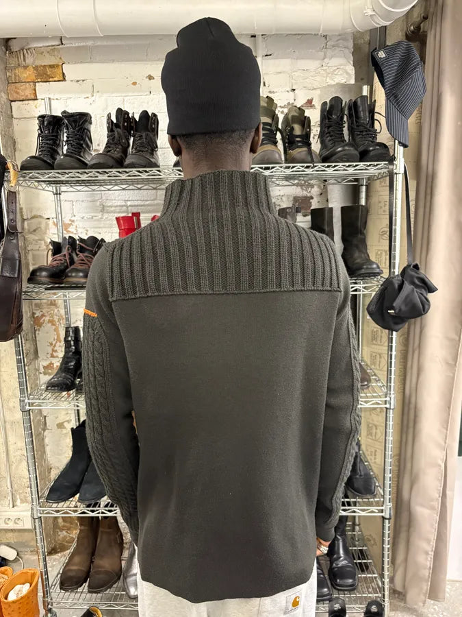 2000s Marithé + François Girbaud Grey Brown Cardigan NoqyoRe 2