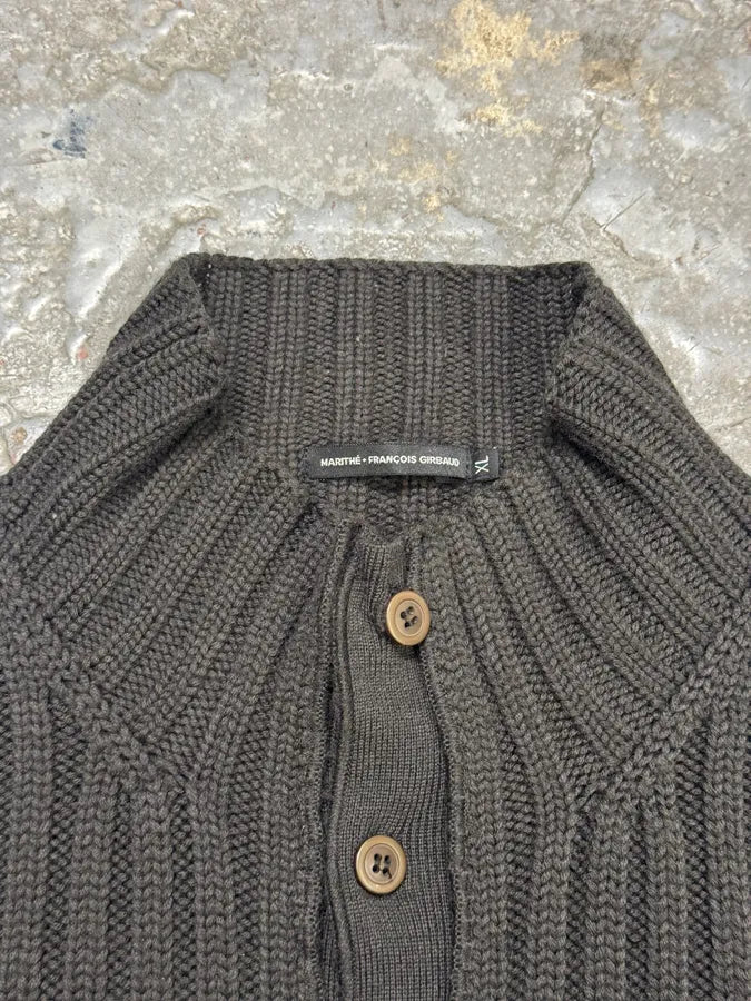 2000s Marithé + François Girbaud Grey Brown Cardigan NoqyoRe 5