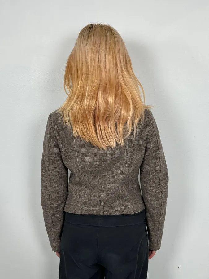 2000s Marithé + François Girbaud Grey Buttoned Jacket PEjficp 2