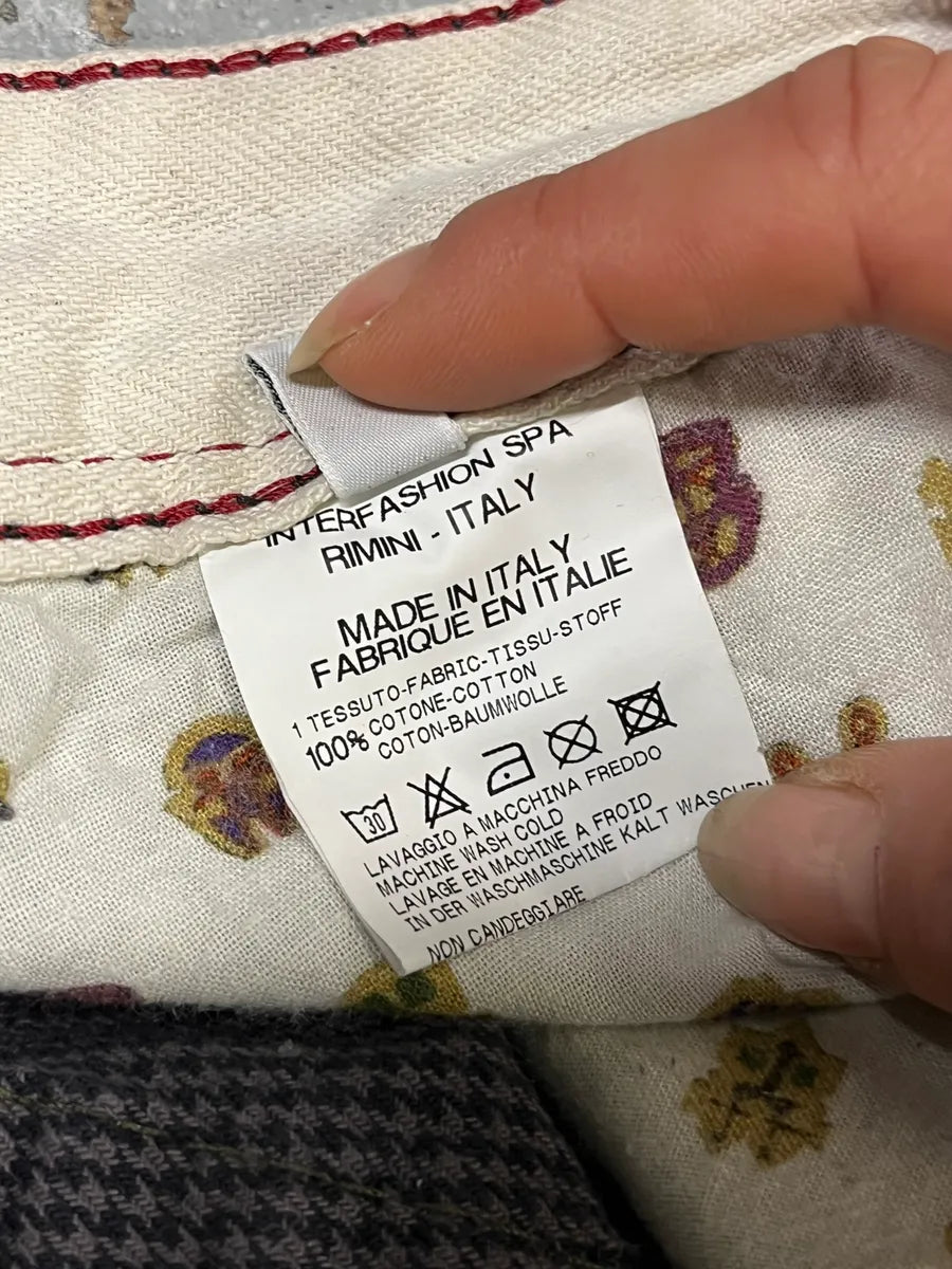 2000s Marithé + François Girbaud Grey Checkered Cozy Pants WJfKGDD 12