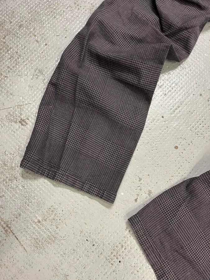2000s Marithé + François Girbaud Grey Checkered Cozy Pants WJfKGDD 7