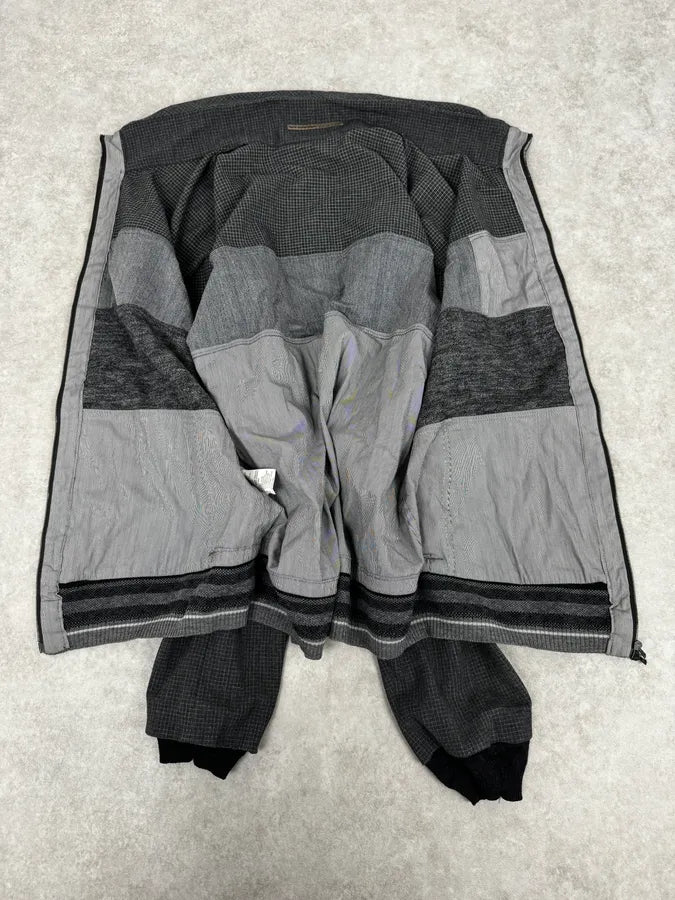 2000s Marithé + François Girbaud Grey Checkered Jacket iJuvXIE 6