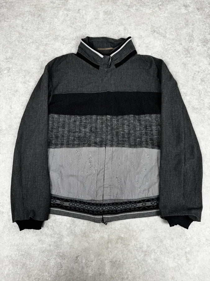 2000s Marithé + François Girbaud Grey Checkered Jacket iJuvXIE 0