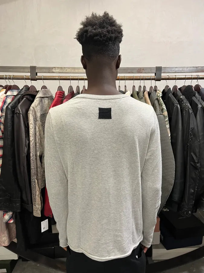 2000s Marithé + François Girbaud Grey Contemporary Sweater DCDdFKl 3