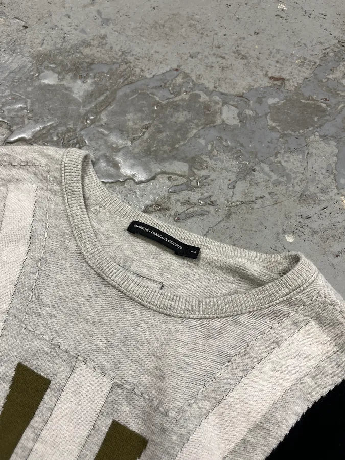 2000s Marithé + François Girbaud Grey Contemporary Sweater DCDdFKl 4