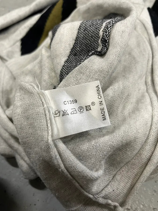 2000s Marithé + François Girbaud Grey Contemporary Sweater DCDdFKl 9