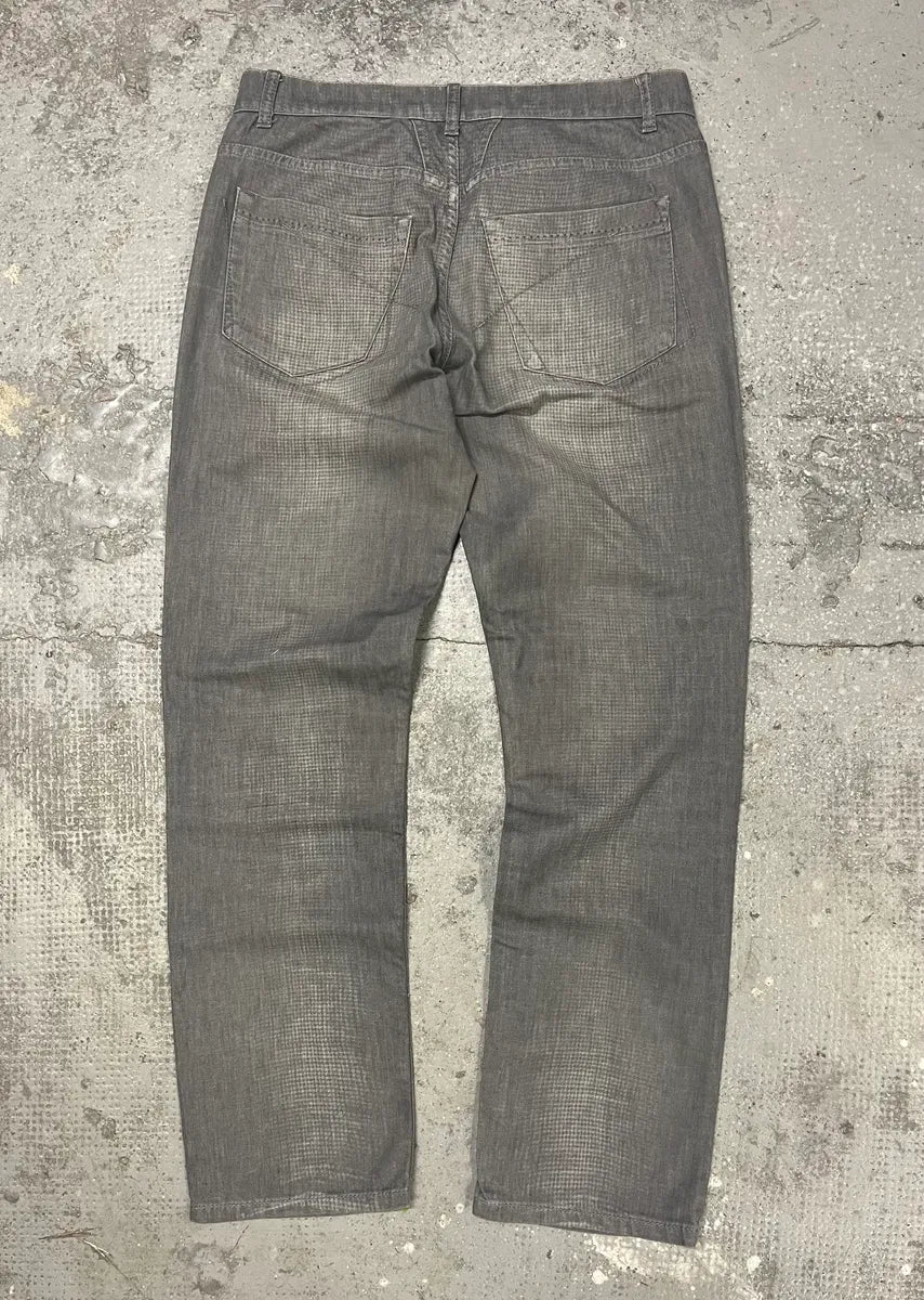 2000s Marithé + François Girbaud Grey Cozy Faded Pants (S/M) 3