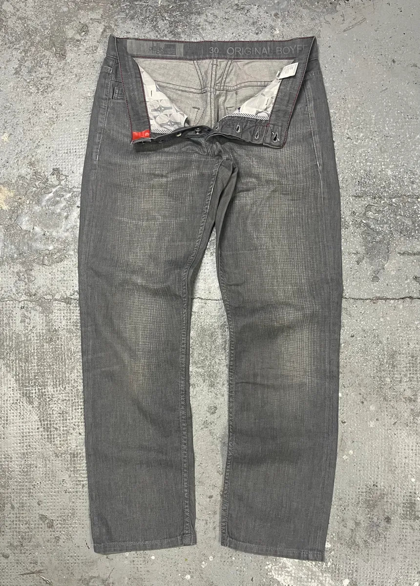 2000s Marithé + François Girbaud Grey Cozy Faded Pants (S/M) 5