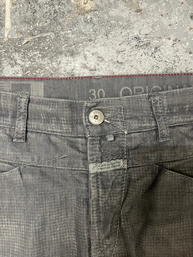 2000s Marithé + François Girbaud Grey Cozy Faded Pants (S/M) 6