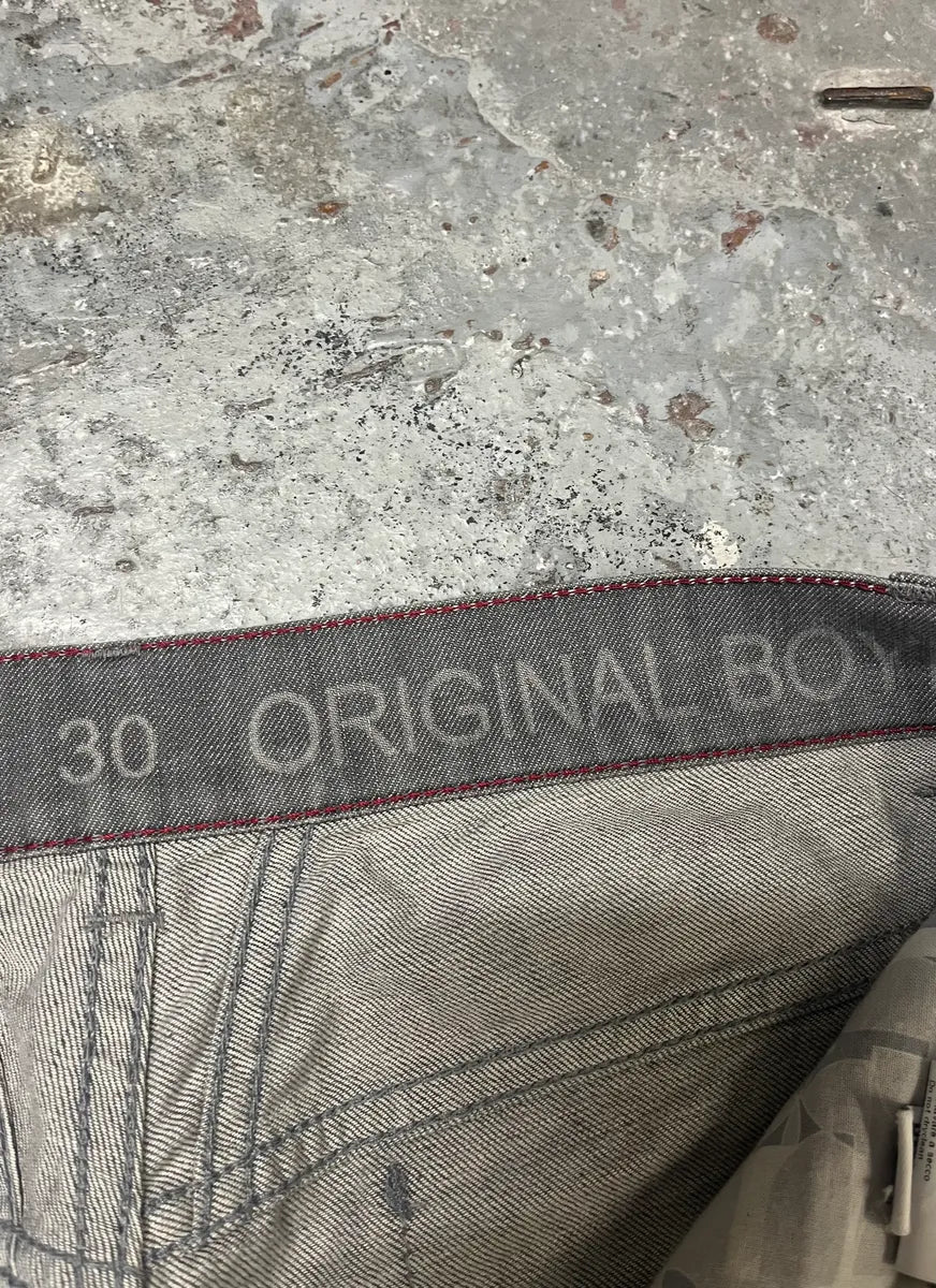 2000s Marithé + François Girbaud Grey Cozy Faded Pants (S/M) 8