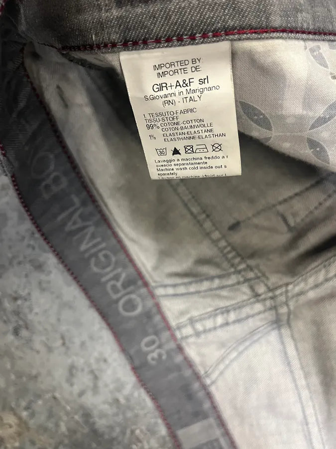 2000s Marithé + François Girbaud Grey Cozy Faded Pants (S/M) 9