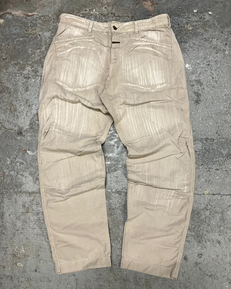 2000s Marithé + François Girbaud Grey Cozy Pants (L) 0