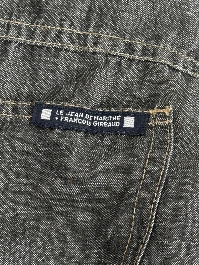 2000s Marithé + François Girbaud Grey Denim Trucker Jacket lmbYOyC 7