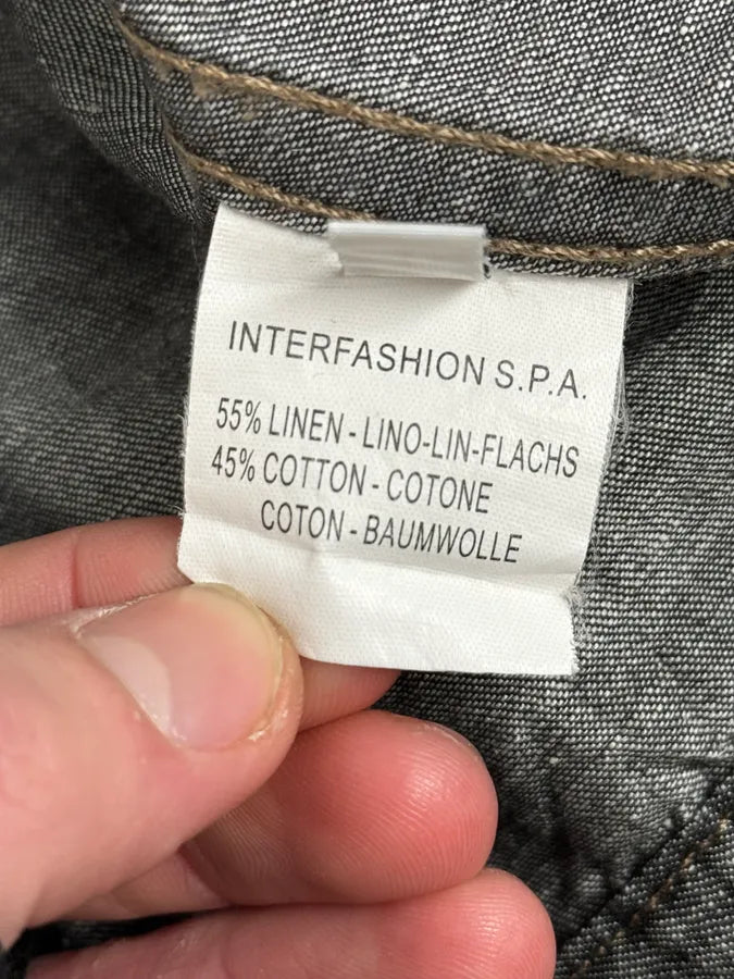 2000s Marithé + François Girbaud Grey Denim Trucker Jacket lmbYOyC 10