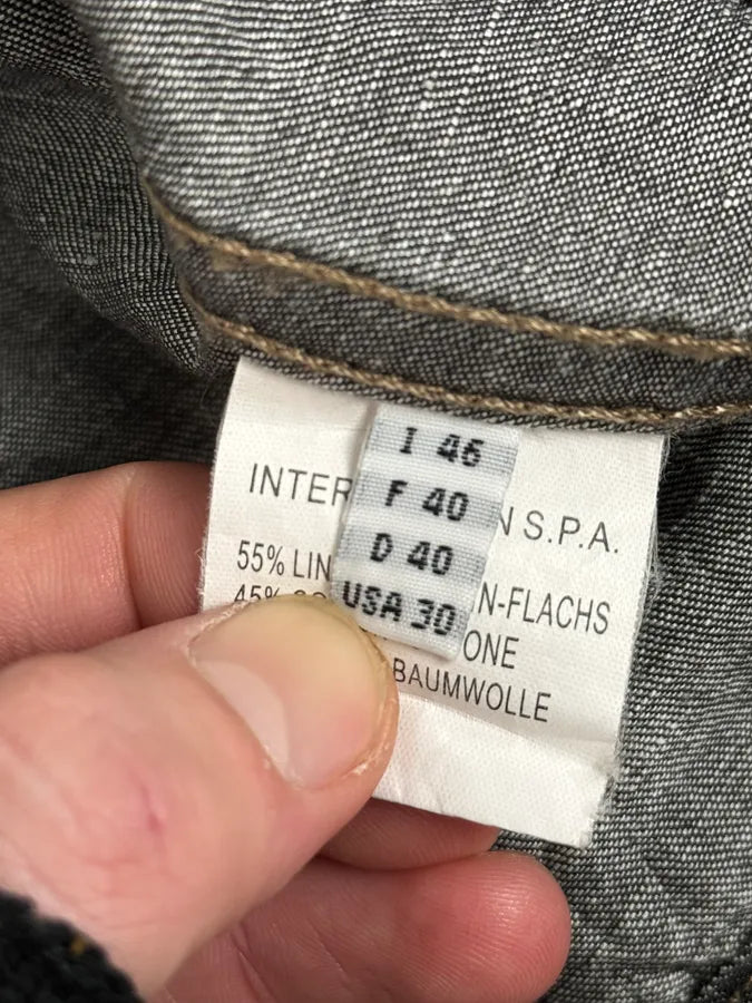 2000s Marithé + François Girbaud Grey Denim Trucker Jacket lmbYOyC 9