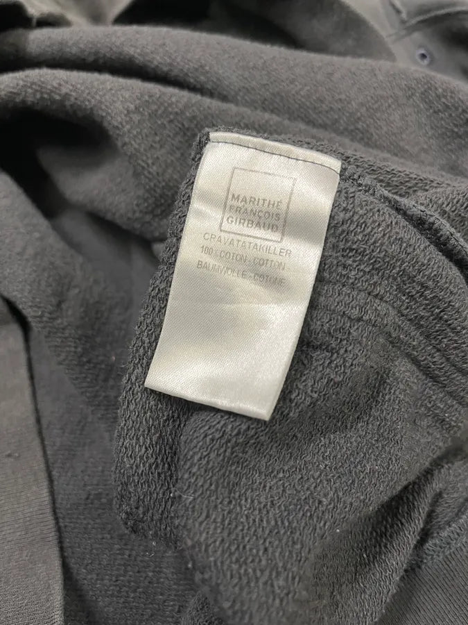 2000s Marithé + François Girbaud Grey Distressed Sweater PWLFMNv 10