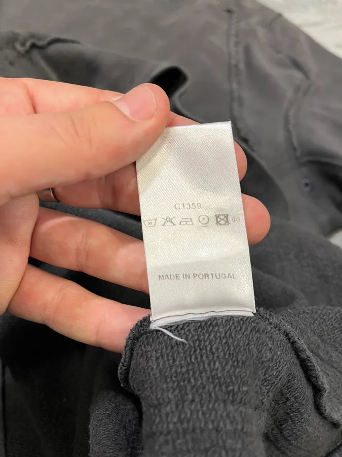 2000s Marithé + François Girbaud Grey Distressed Sweater PWLFMNv 11