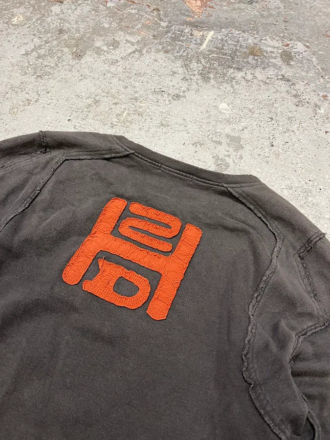 2000s Marithé + François Girbaud Grey Distressed Sweater PWLFMNv 8