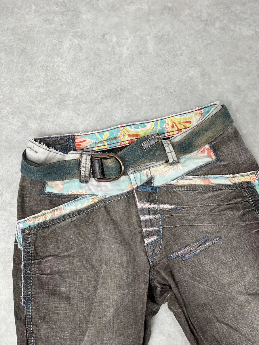 SS2006 Marithé + François Girbaud Grey Faded Relaxed Pants PLtlNht 4