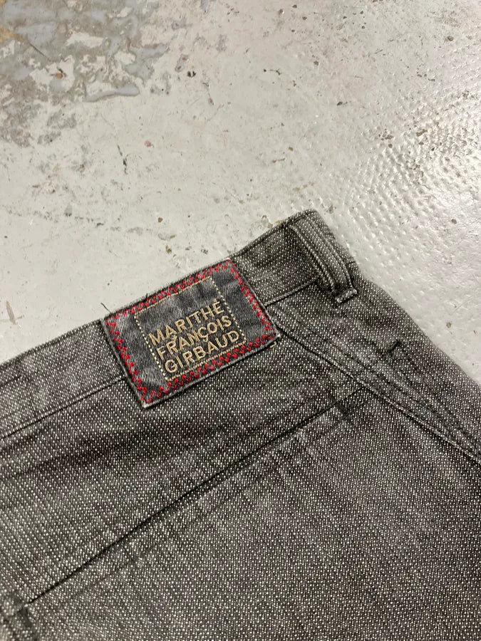 2000s Marithé + François Girbaud Grey Large Cozy Pants rjtIhVR 9