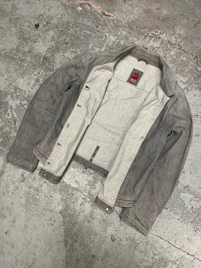 2000s Marithé + François Girbaud Grey Light Buttoned Denim Jacket (S/M) dAyTods 2