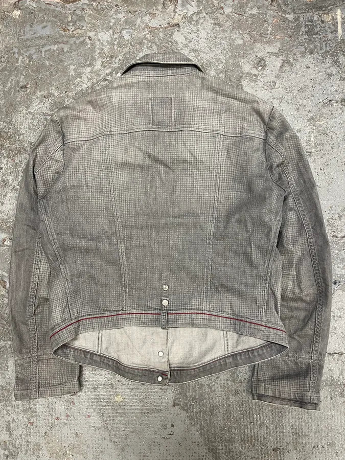 2000s Marithé + François Girbaud Grey Light Buttoned Denim Jacket (S/M) dAyTods 4
